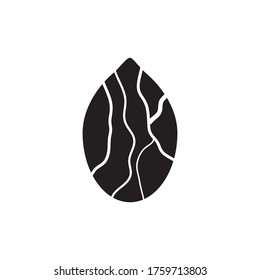 Nut Icon Design Vector Template