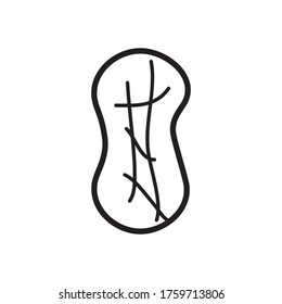 Nut Icon Design Vector Template