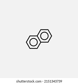 Nut icon sign vector,Symbol, logo illustration for web and mobile