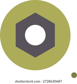 Icono de tuerca para su proyecto