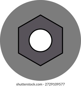 Icono de tuerca para su proyecto