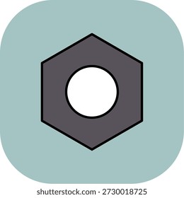 Icono de tuerca para su proyecto