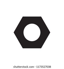 nut instrument icon vector glyph style eps 10