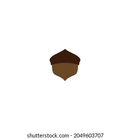 Nut line icon. Simple Sweet style vegeterian poster background symbol. Logo design element. T-shirt printing. Vector for sticker.