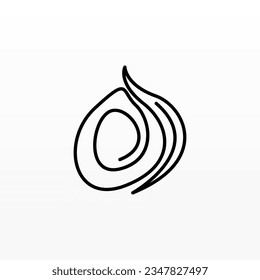 Nut logo design concept template. Food logo design.  Nut logo template