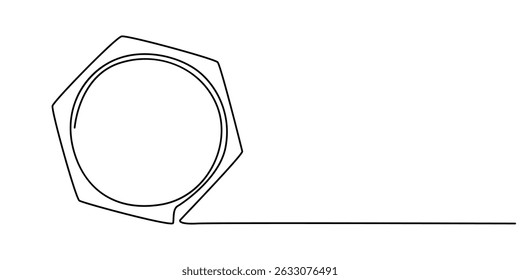 Vetor de desenho de uma linha Nut. Vetor de desenho de linha contínua de noz. Dane-se um único desenho. Linha de contorno de fundo Vetor de noz, ilustração de vetor de linha contínua
