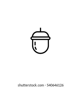 Nut outline icon