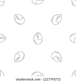 Nut pattern seamless vector repeat geometric for any web design