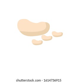 nut simple clip art vector illustration