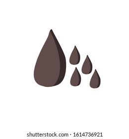 nut simple clip art vector illustration