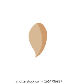 nut simple clip art vector illustration