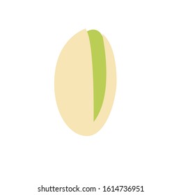 nut simple clip art vector illustration