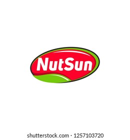 Nut Sun vector logo