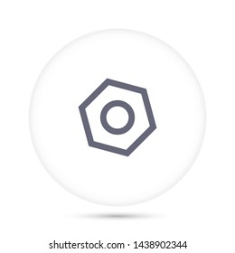 nut vector icon eps10 , Lorem ipsum Flat design
