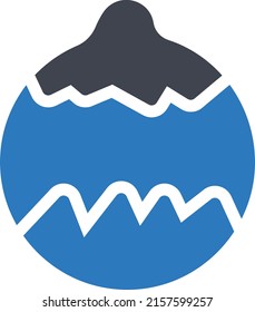 Nuss-Vektorgrafik auf transparentem Hintergrund. Hochwertige Symbole. Glyphen Vektorsymbole für Konzept und Grafikdesign.