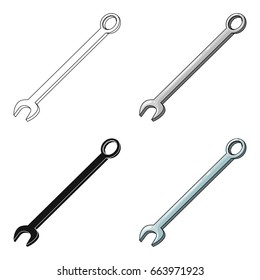 Nut wrench.Car single icon in cartoon style vector symbol stock illustration web.