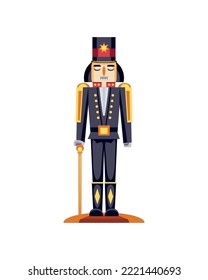 nutcracker character icon isolated style