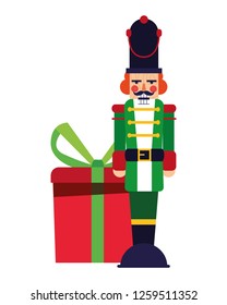 nutcracker christmas gift box decoration