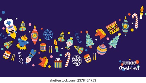 Nutcracker. Cute Christmas wallpapers for your desktop.