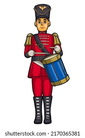 Nutcracker Drum Vector Illustration Stock Vector (Royalty Free ...