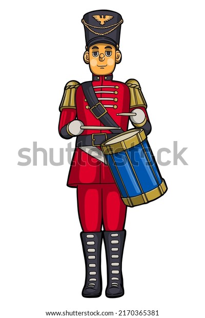 Nutcracker Drum Vector Illustration Stock Vector (Royalty Free ...