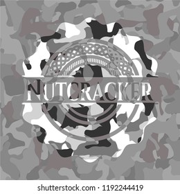 Nutcracker grey camouflage emblem