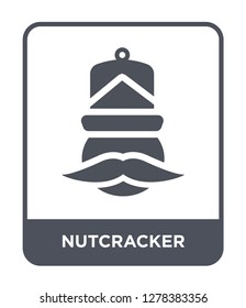 nutcracker icon vector on white background, nutcracker trendy filled icons from Christmas collection, nutcracker vector illustration