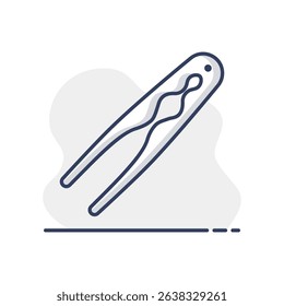 Nutcracker pliers vector icon. Kitchen appliances. Graph symbol for cooking web site design, logo, app, UI