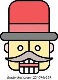 nutcracker soldier nut Christmas xmas Outline