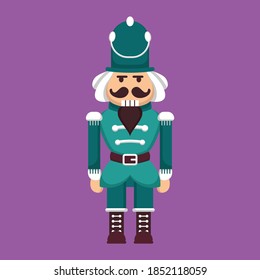 Nutcracker toy Christmas mascot design