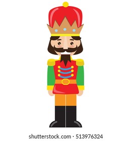 Nutcracker vector cartoon illustration