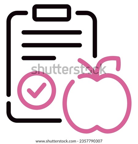 Nutrient Rich Diet Icon Illustration for uiux, infographic, etc