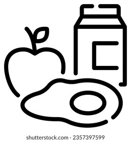 Nutrient rich Foods icon illustration can be used for web, app, infographic, etc