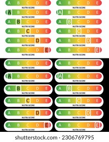 NUTRI-SCORE - Food information - Rating score - A to E range	
