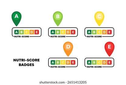 Nutri-Score Labels. NUTRI-SCORE Food information