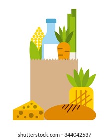 nutrition concept design, vector illustration eps10 graphic 