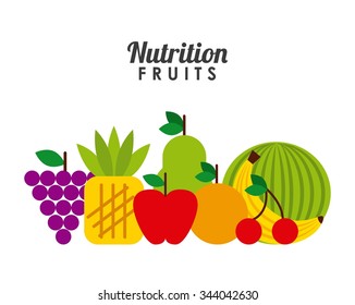 nutrition concept design, vector illustration eps10 graphic 