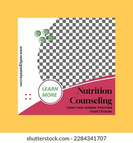 Nutrition Diet Service Social Media Post