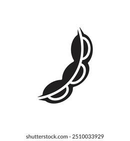 Nutrition Edamame Filled Icon Vector Illustration