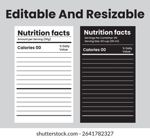  nutrition facts, nutrition list, information label, nutrition calculator, nutrition label maker,