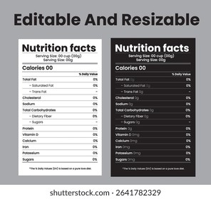  nutrition facts, nutrition list, information label, nutrition calculator, nutrition label maker,