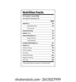 nutrition facts template layout design for food information, nutrition facts label, food nutrition labels, nutrition information
