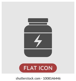 Nutrition flat vector icon.