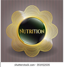 Nutrition gold emblem