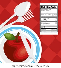 nutrition healthy food icon