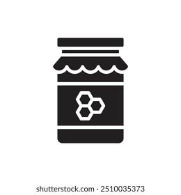 Nutrition Honey Filled Icon Vector Illustration