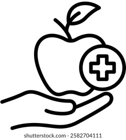 Nutrition Icon Element For Design