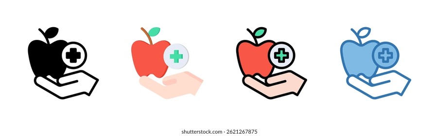 Elemento de ícone nutricional para design