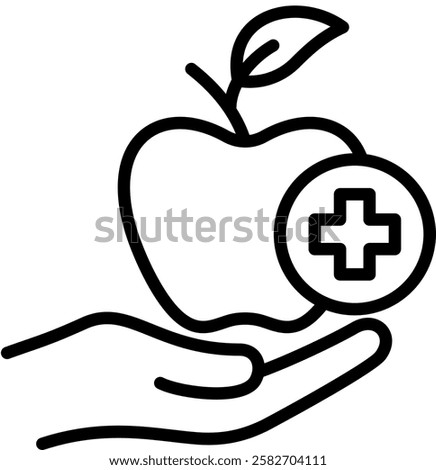 Nutrition Icon Element For Design