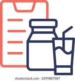 Nutrition Icon Element For Design And Vector